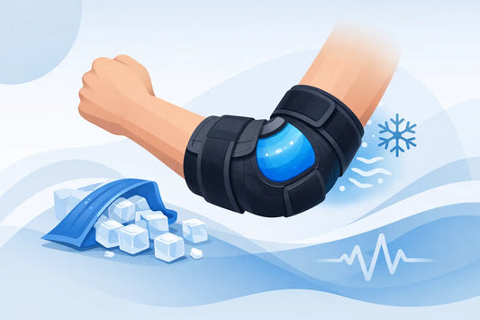 Elbow Ice Compression Wrap for Safer Relief
