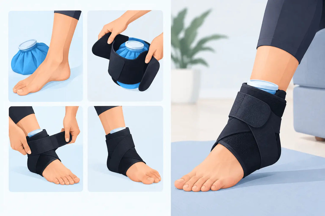 How to Fit an Ankle Ice Brace for Relief