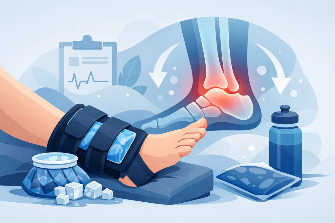 How an Ankle Ice Compression Wrap Helps Recovery
