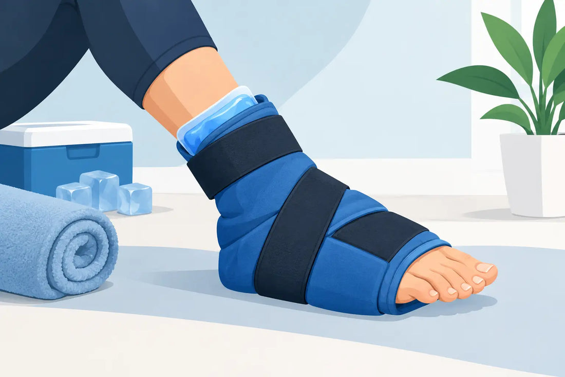 Foot Ice Compression Wrap for Safer Recovery